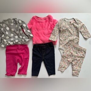 Carter’s Girls Clothing Bundle Set 3M